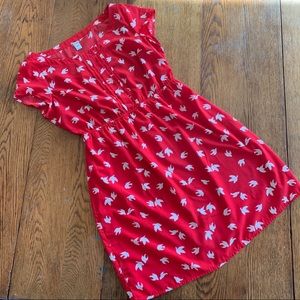 Ladies’ red dress